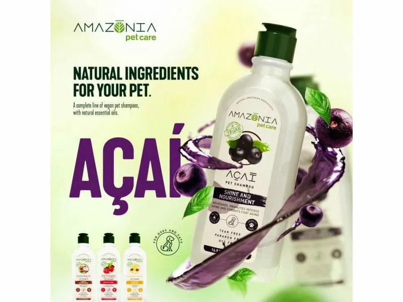 AÇAÍ SHAMPOO AMAZÔNIA PET CARE  500 ml