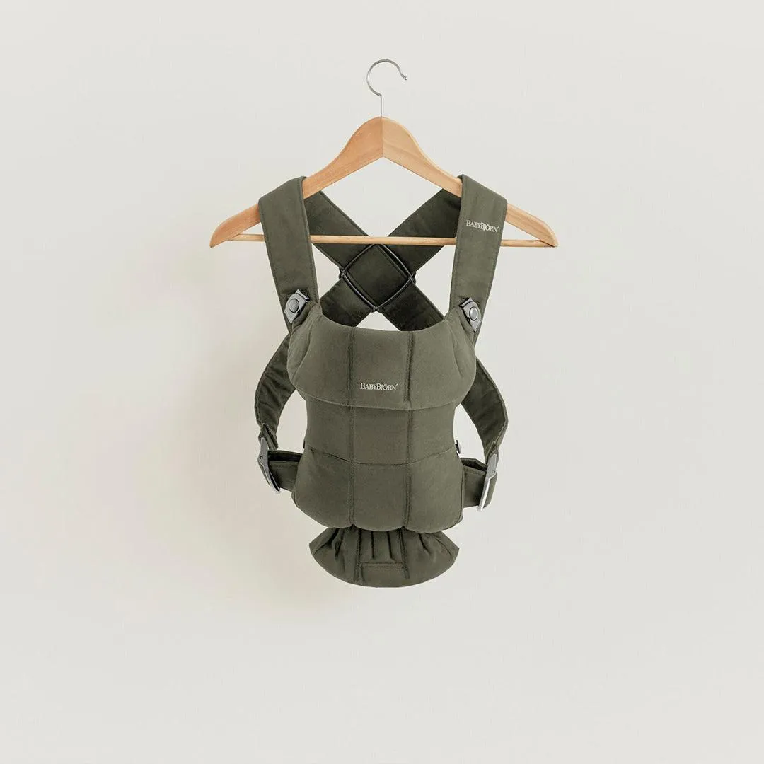 BabyBjorn Mini Woven Baby Carrier - Dark Green