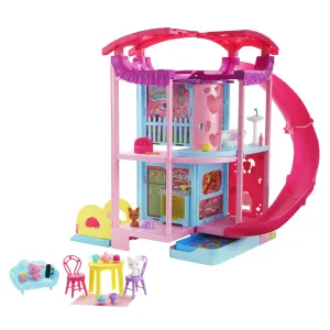 Barbie Doll House, Chelsea Playhouse With 2 Pets And 15  Accessories