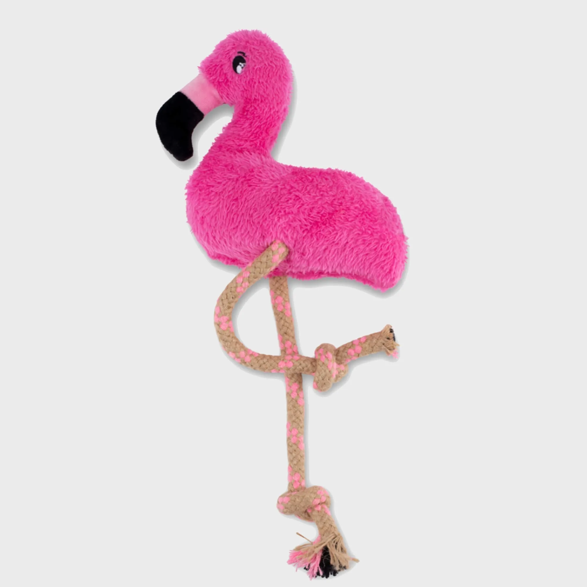 Beco Recycled Soft Dog Toy, Fernando the Flamingo