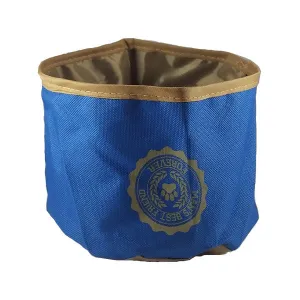 Blue Travel Pet Food Bowl - Man's Best Friend