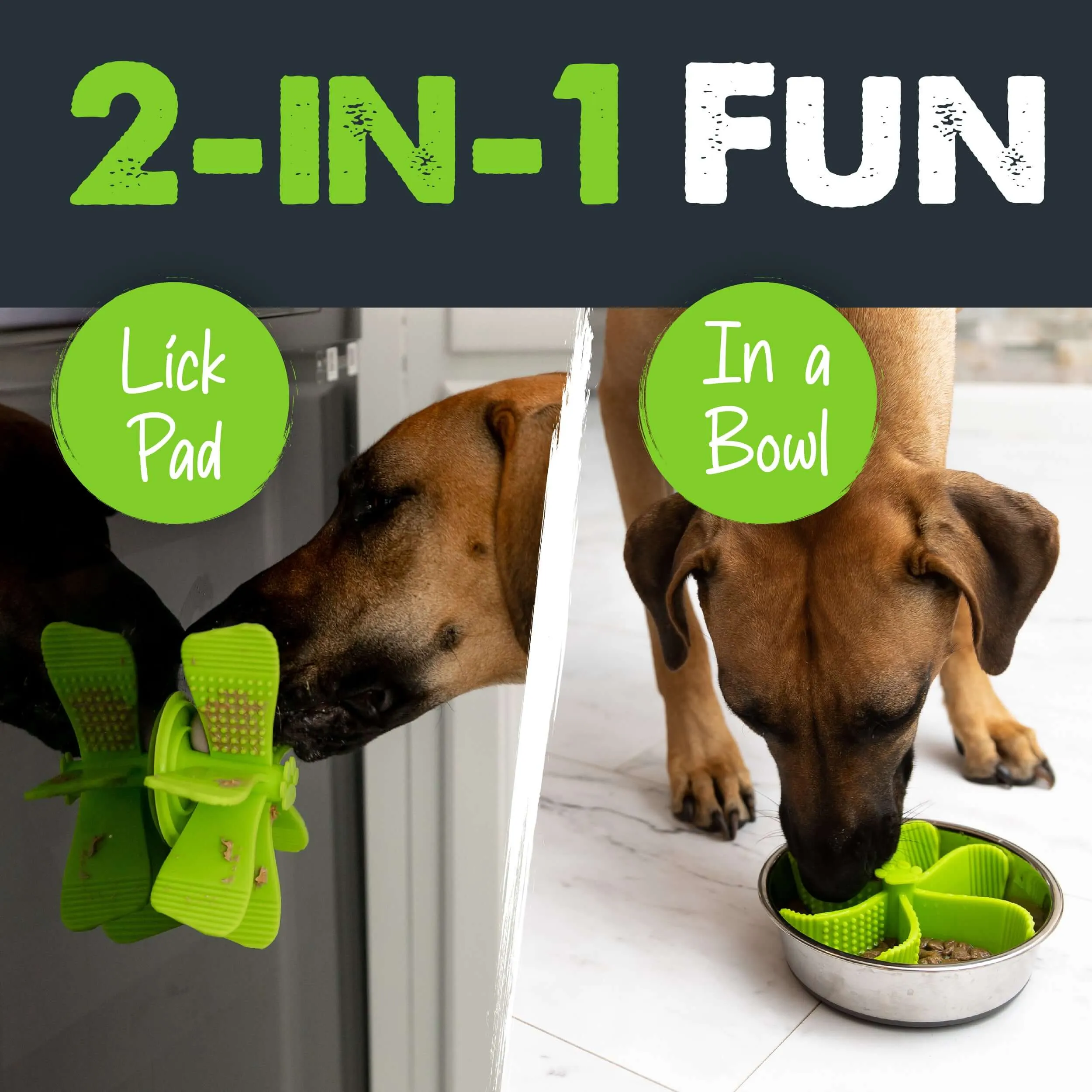 BPA-Free Slow Feeder Insert for Dogs - Reduce Gulping and Overeating