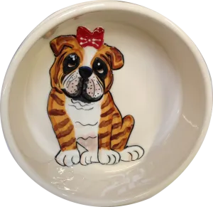 Bulldog Dog Bowl