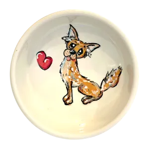 Chihuahua Hand-Painted 6" Bowl by Debby Carman