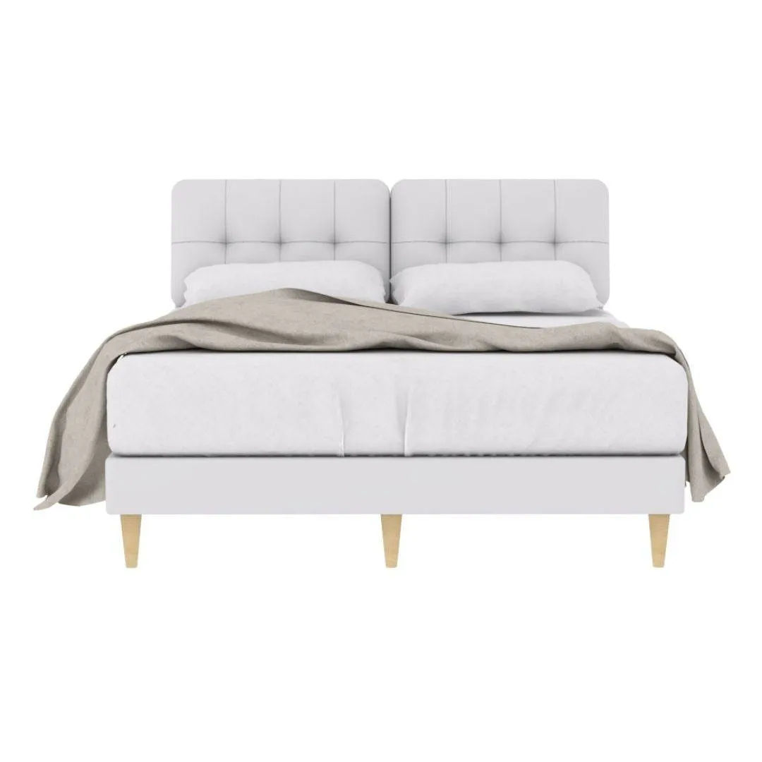 Chloe Cream Fabric Bed Frame (Pet Friendly)