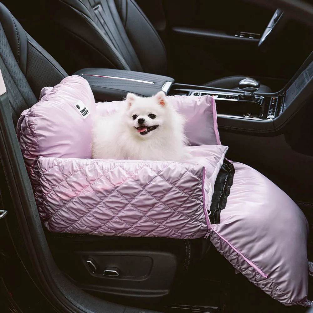 Cloud Luxury Quilted Dog Car Seat Booster Bed