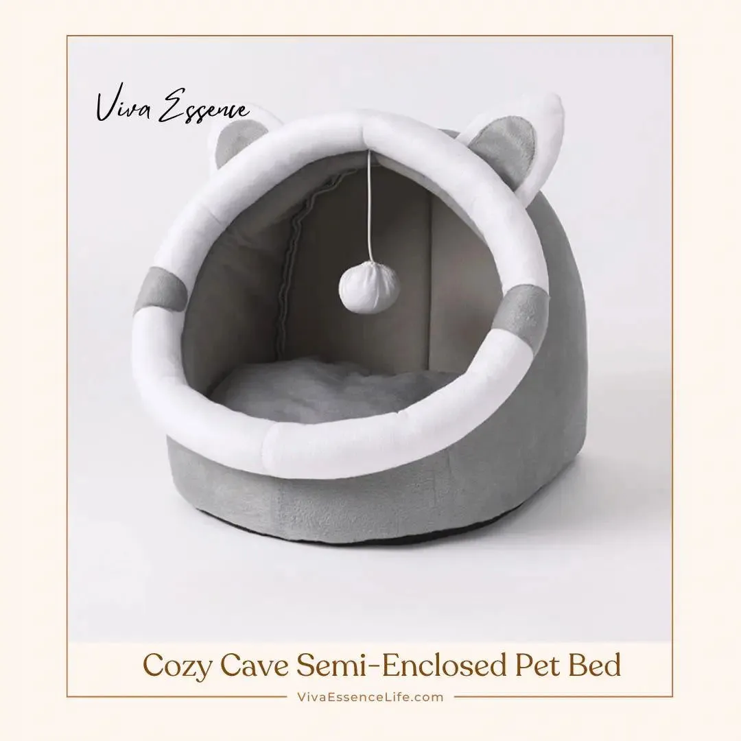 Cozy Cave Semi-Enclosed Pet Bed