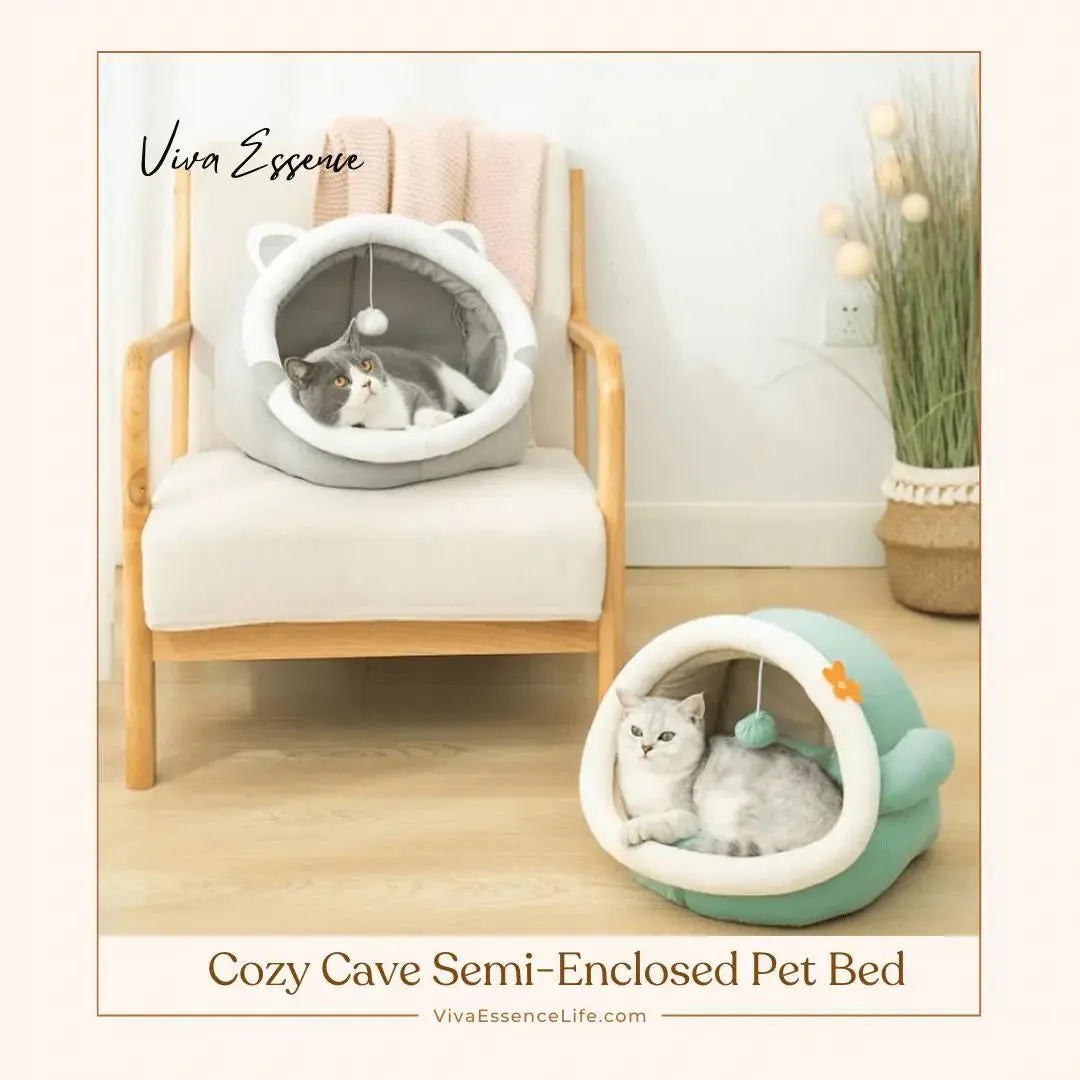 Cozy Cave Semi-Enclosed Pet Bed