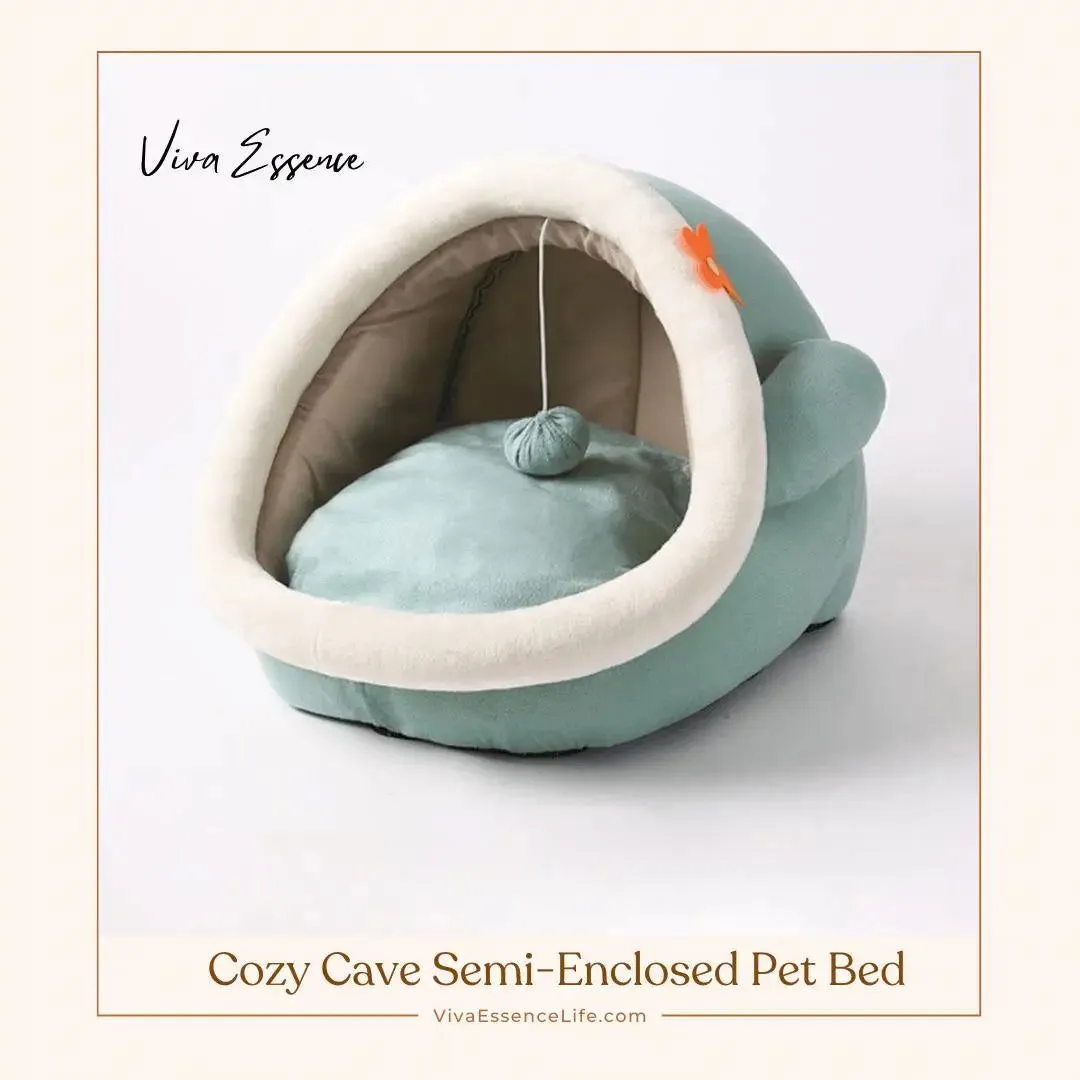 Cozy Cave Semi-Enclosed Pet Bed