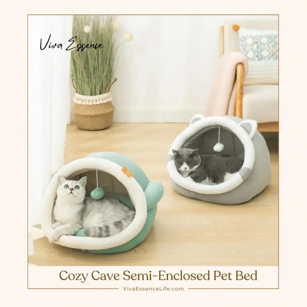 Cozy Cave Semi-Enclosed Pet Bed