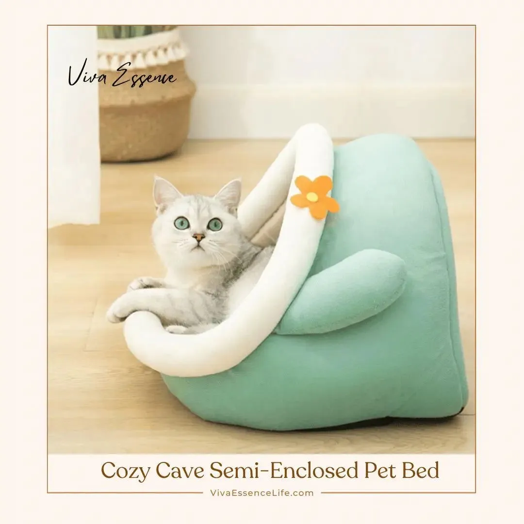 Cozy Cave Semi-Enclosed Pet Bed