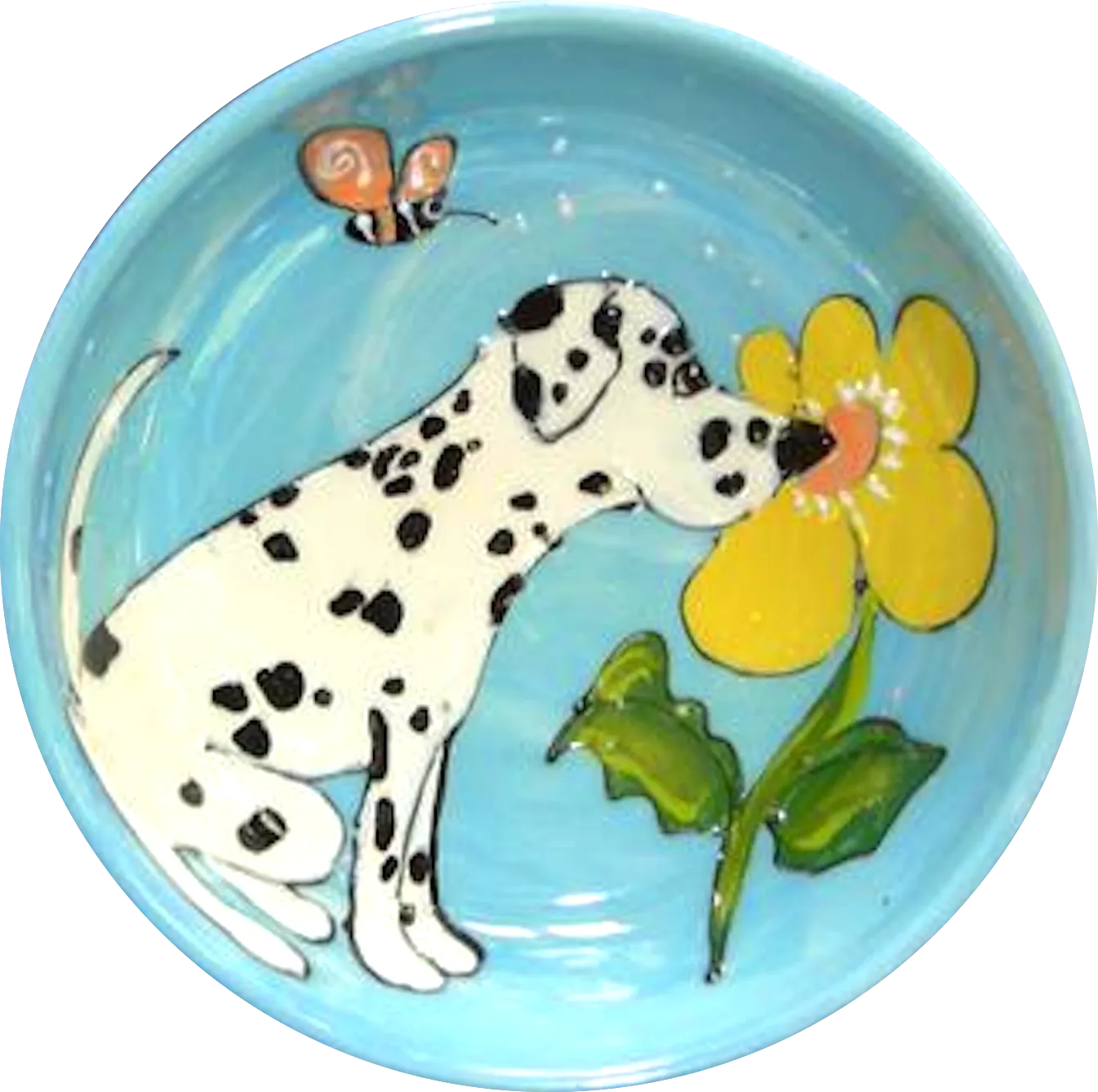 Dalmation Dog Bowl