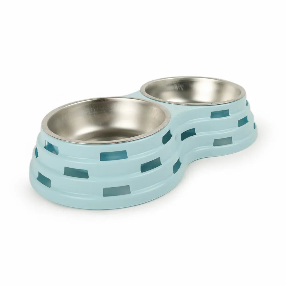 Dear Pet Designer Dual Bowl for Dogs