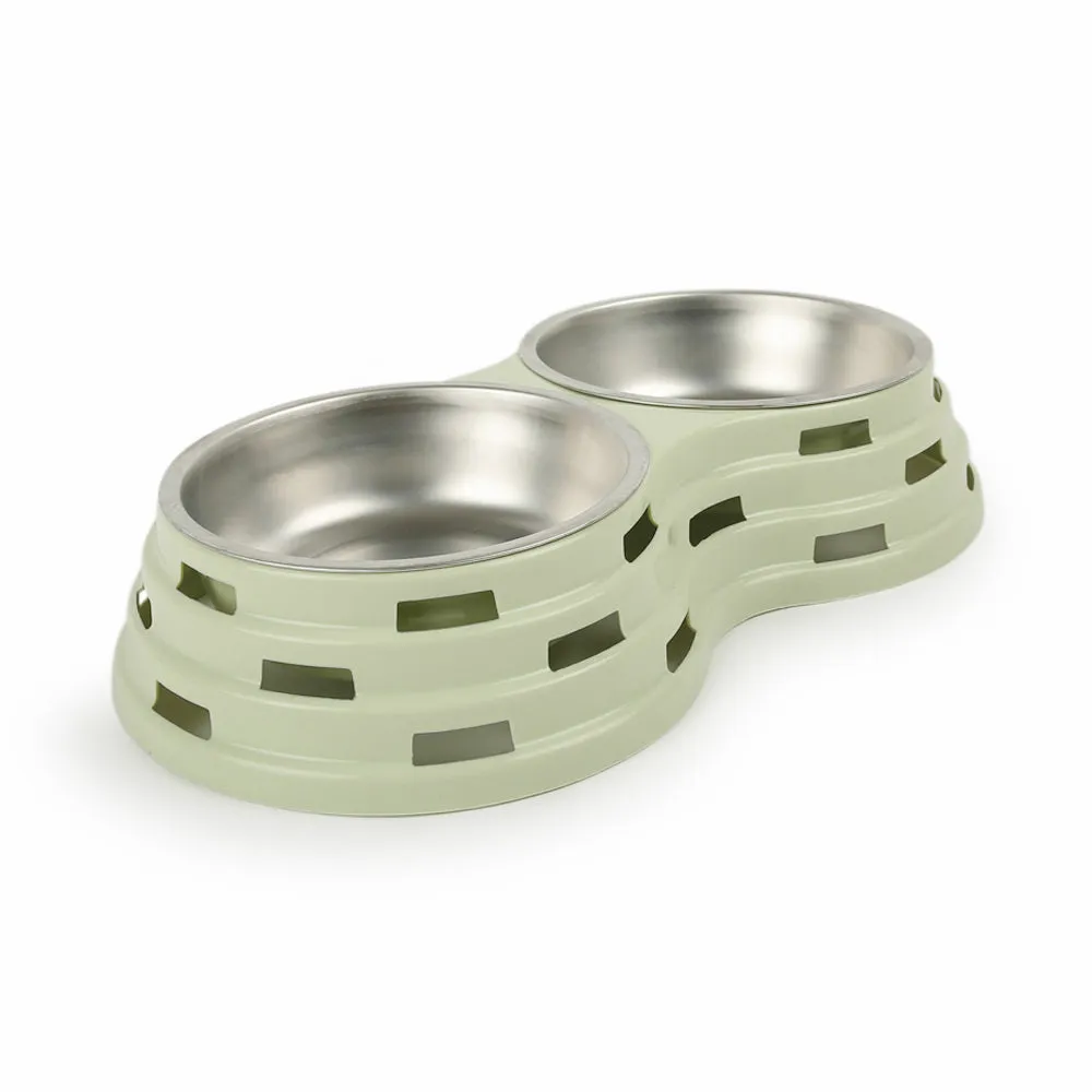 Dear Pet Designer Dual Bowl for Dogs