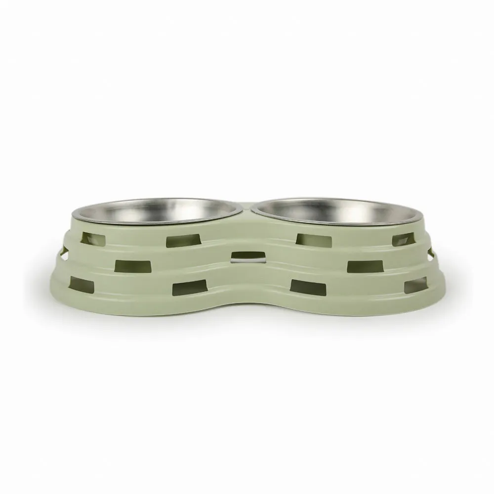 Dear Pet Designer Dual Bowl for Dogs