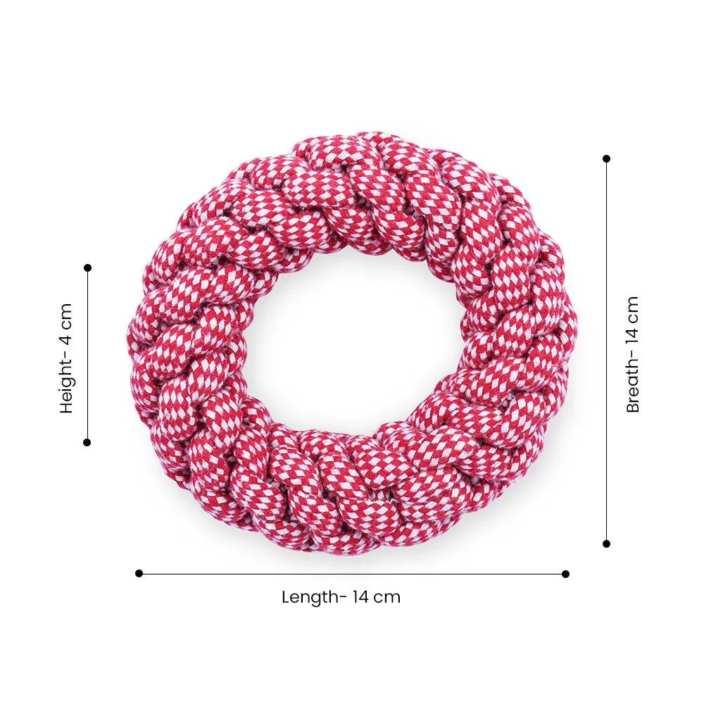 Dear Pet Donut-Shaped Rope Toy for Dogs