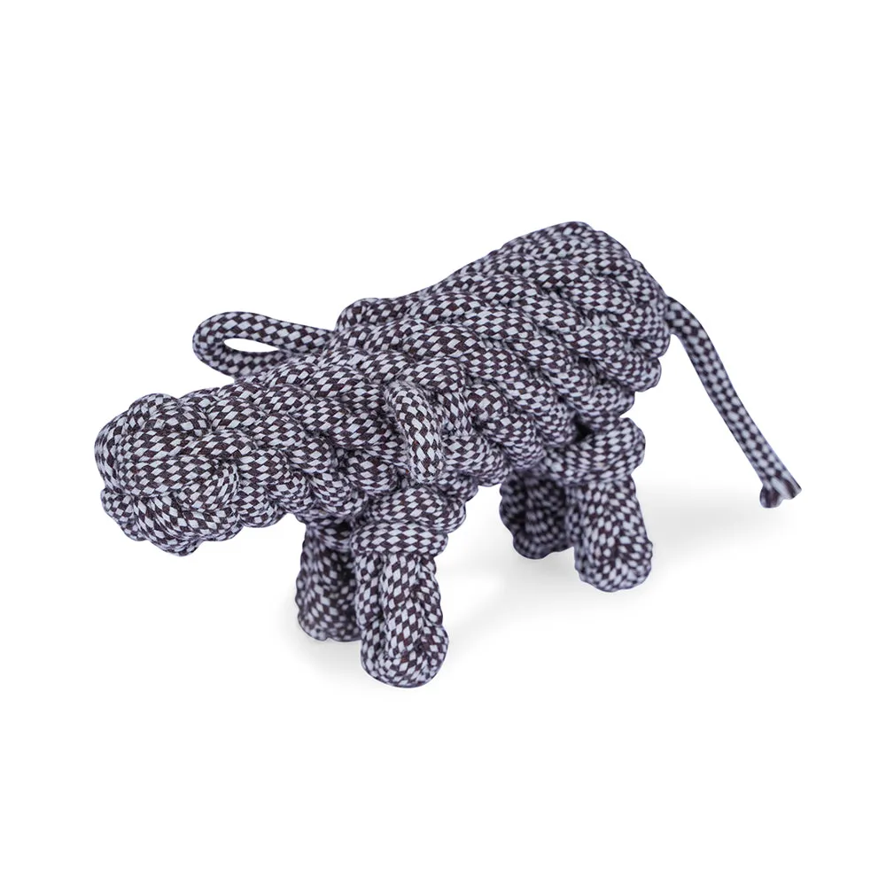 Dear Pet Rhino-Shaped Rope Toy for Dogs