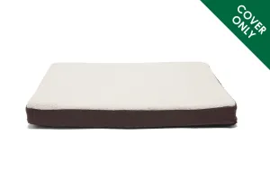 Deluxe Mattress Dog Bed - Faux Sheepskin & Suede - Cover