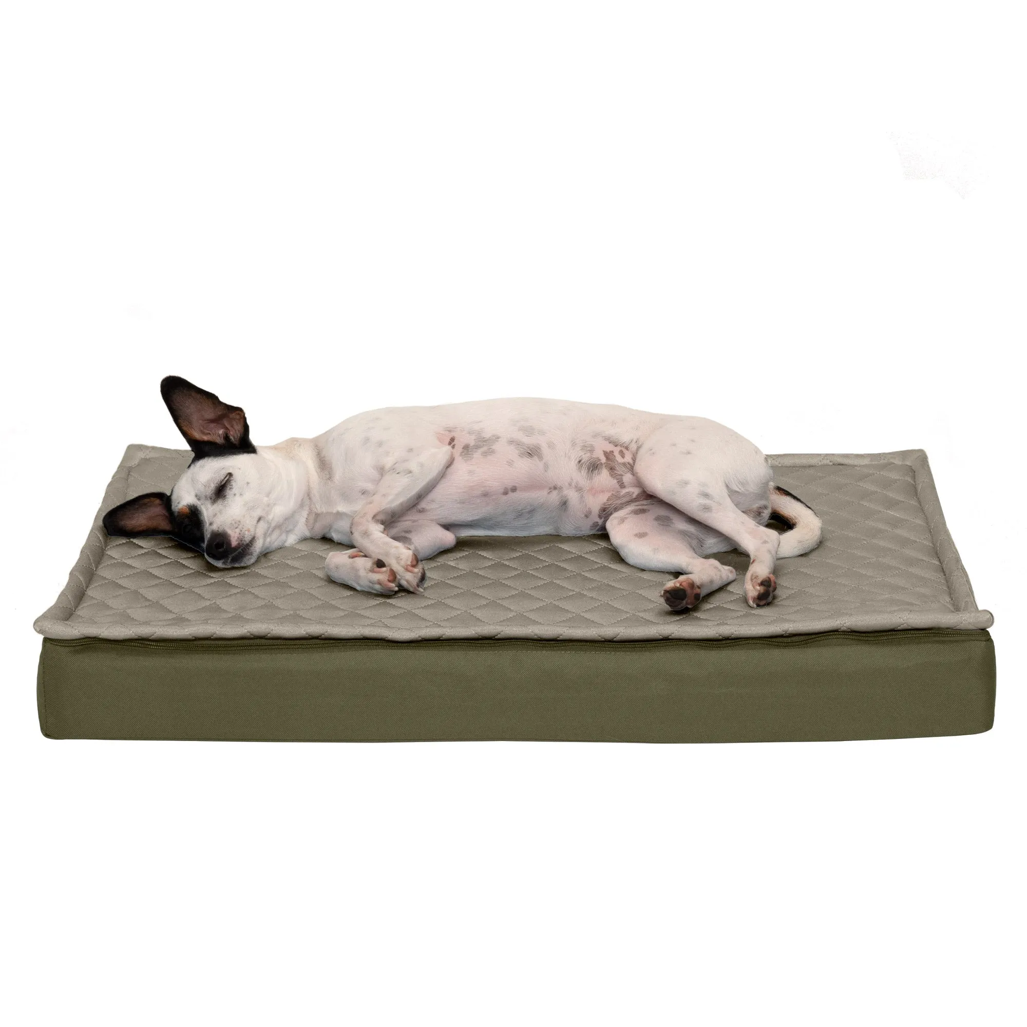 Deluxe Mattress Dog Bed - Indoor/Outdoor Quilt Top Convertible