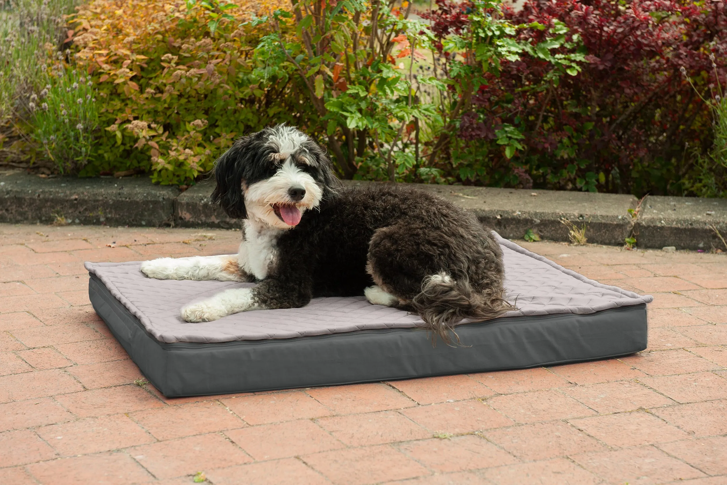 Deluxe Mattress Dog Bed - Indoor/Outdoor Quilt Top Convertible