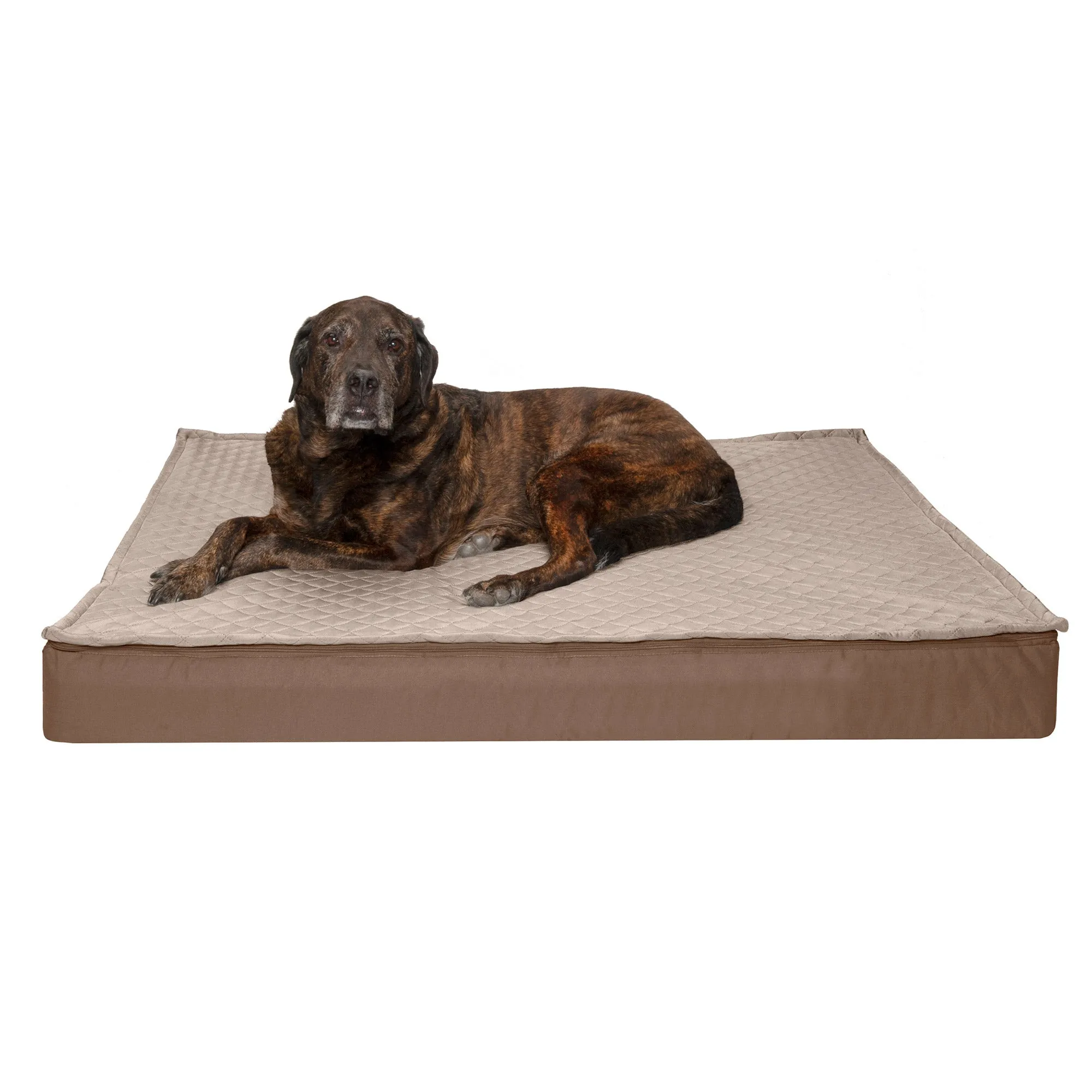 Deluxe Mattress Dog Bed - Indoor/Outdoor Quilt Top Convertible