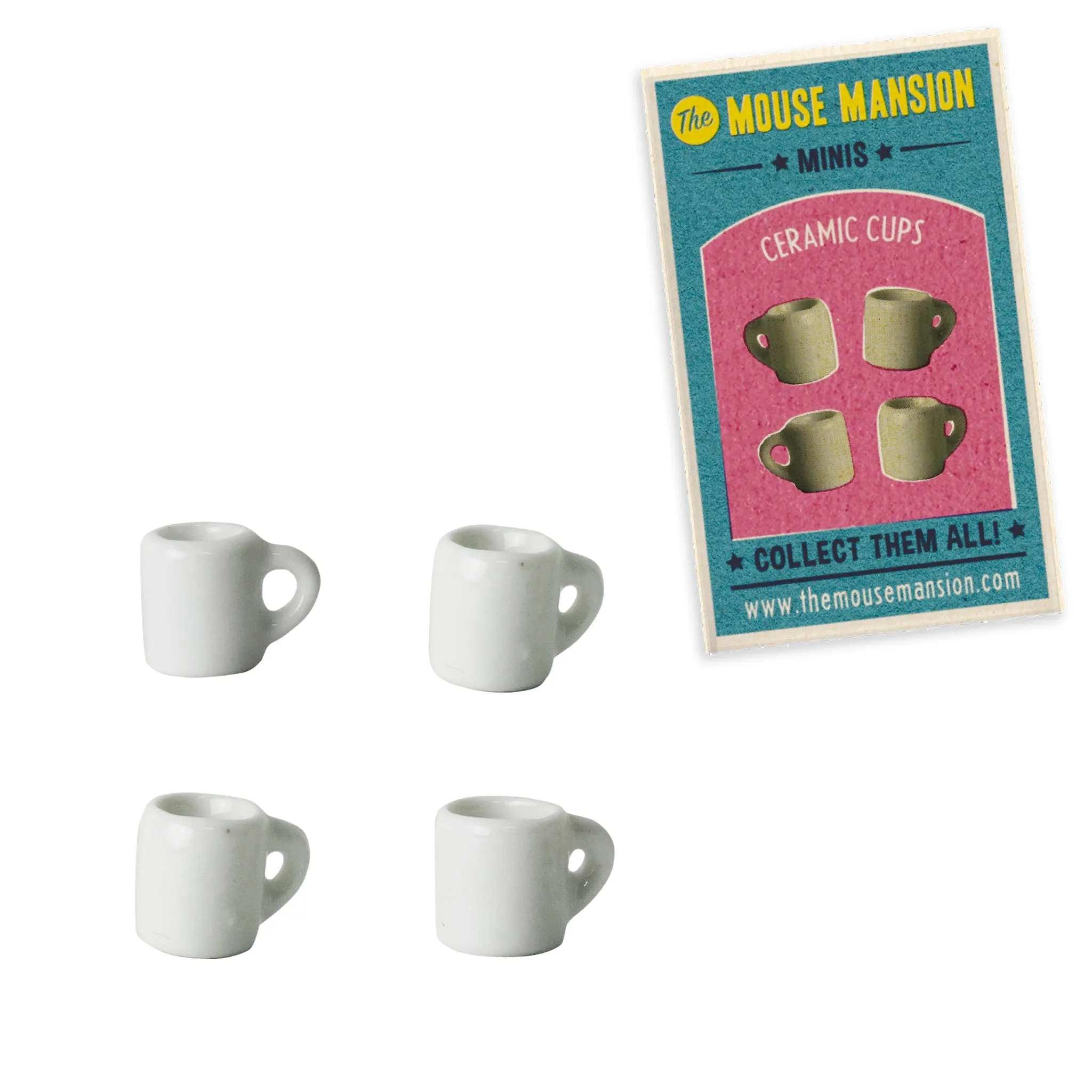 Dollhouse Miniatures - Cups (Scale 1:12)