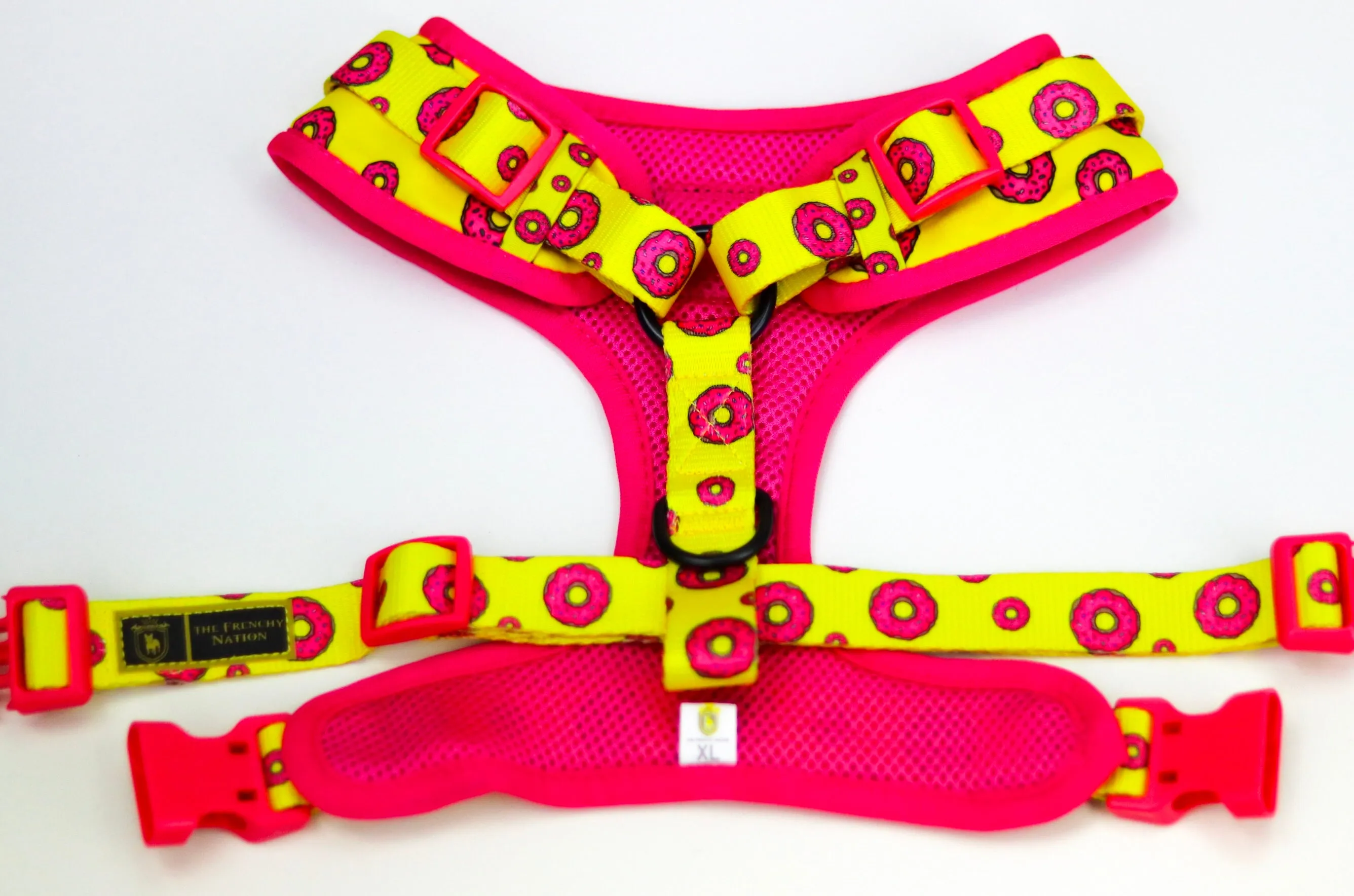 “Donut Life"  Adjustable Harness ✨Bulldog Collection ✨