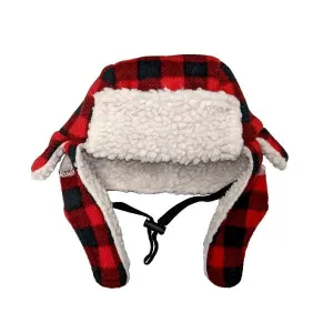 Fashion Pet Buffalo Plaid Hat