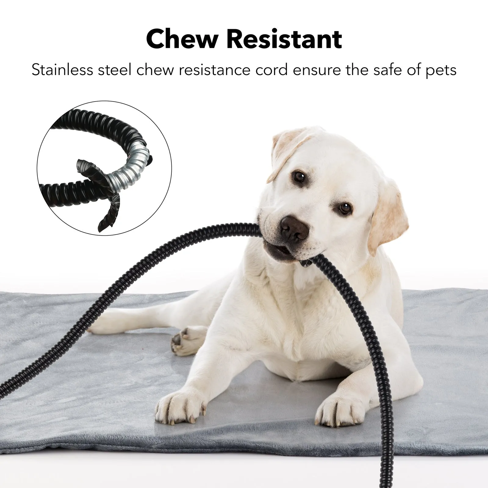 Heating Pad for Pet With Chew Resistant Cord 3 Size BN-LINK