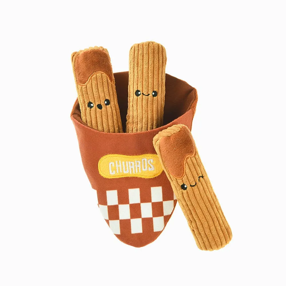 HugSmart Pet  Food Party - Churros Interactive Dog Toy