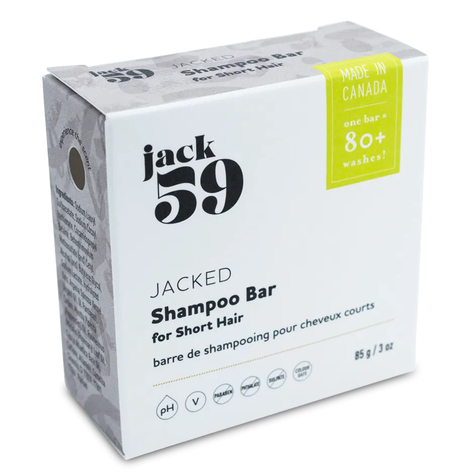 Jack59 "Jacked" 4-in-1 Shampoo/Conditioner   Body Wash   Shaving Bar