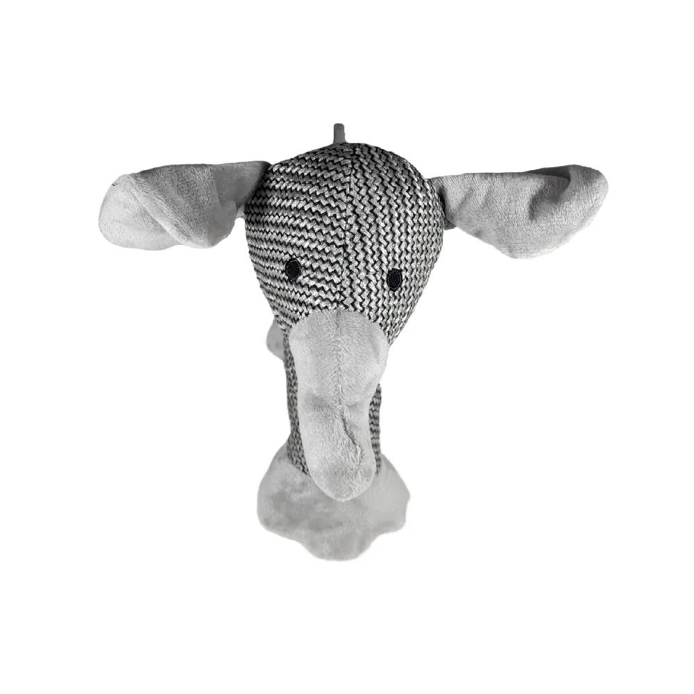 Kanu Pet Plush Arched Elephant Dog Toy