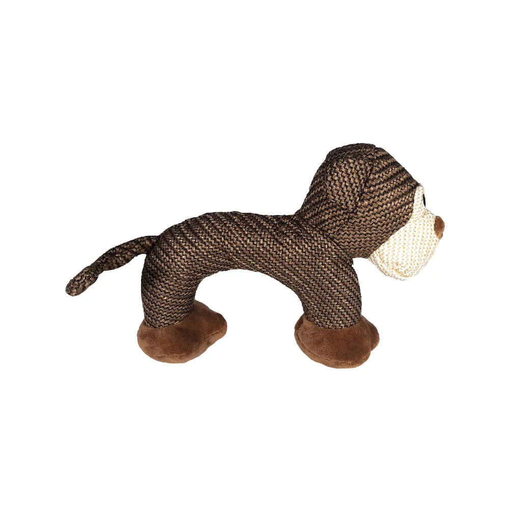 Kanu Pet Plush Arched Monkey Dog Toy