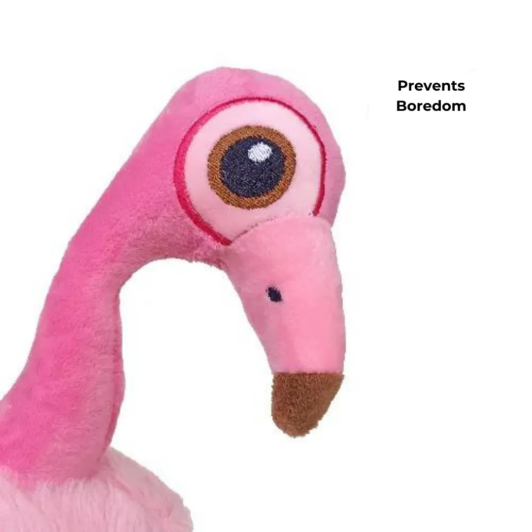 Kanu Pet Plush Flamingo Dog Toy