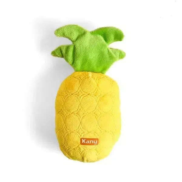 Kanu Pet Plush Pineapple Dog Toy