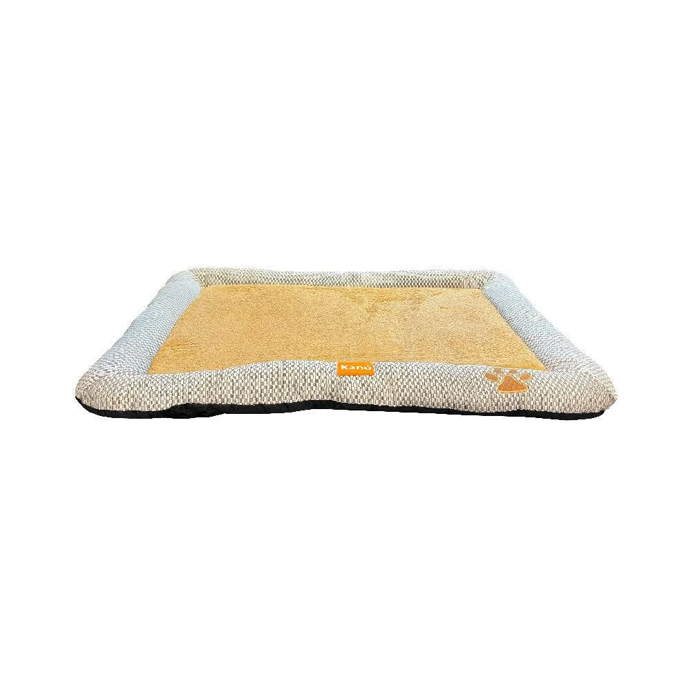 Kanu Pet Rectangular Brown Dog & Cat Bed