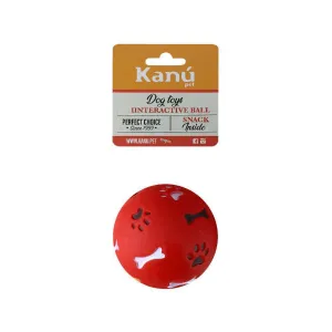 Kanu Pet Red Ball Holder Snack Dog Toy