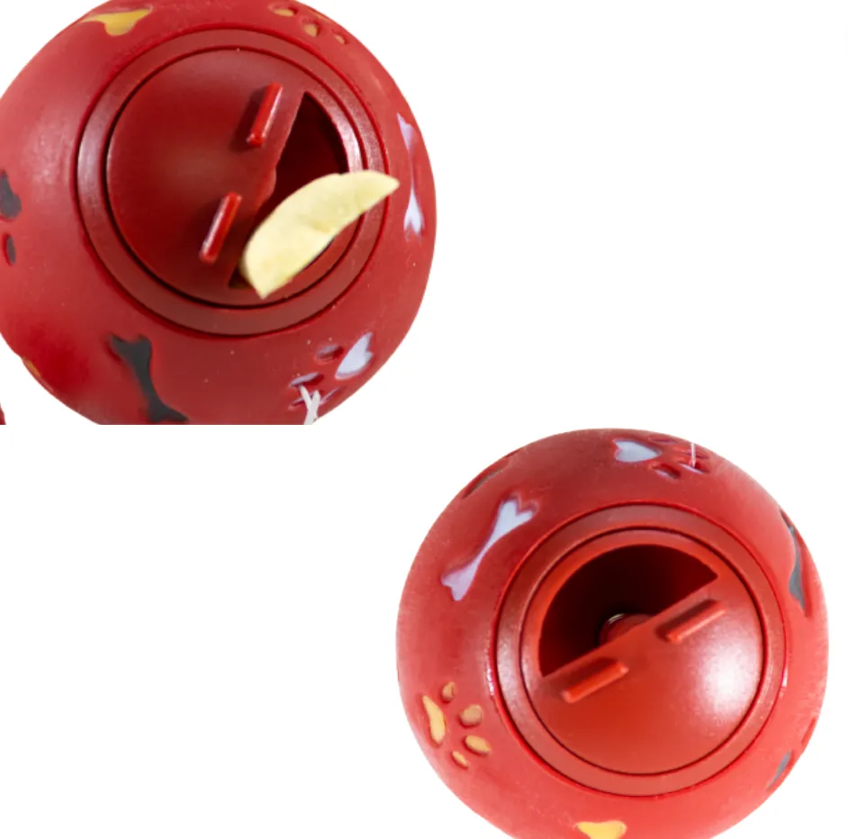 Kanu Pet Red Ball Holder Snack Dog Toy