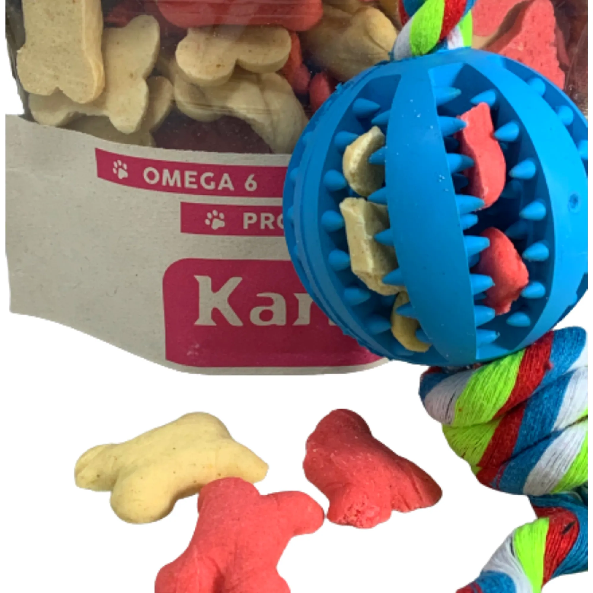 Kanu Pet Tie With Ball Dog Toy