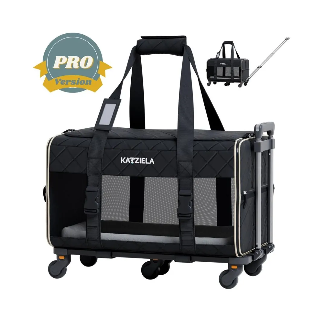 Katziela Quilted Chariot Pro Dog Carrier