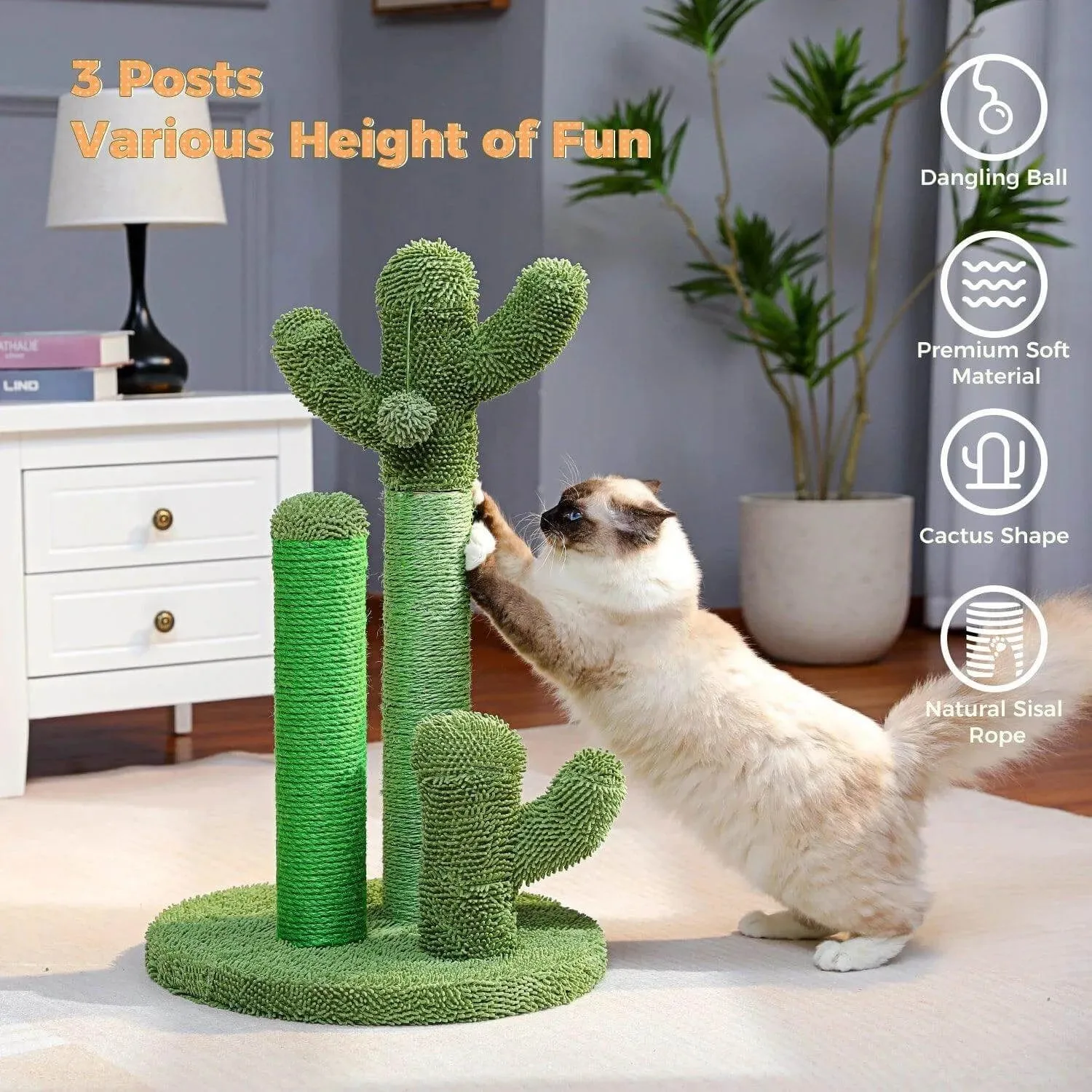 KittyCacti Cat Tree Toy