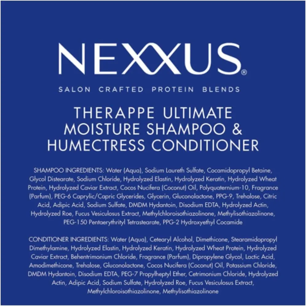 Nexxus Therappe  Shampoo & Humectress Conditioner- 1L each