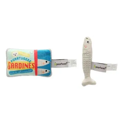 Pearhead Sardines Cat Toy Set