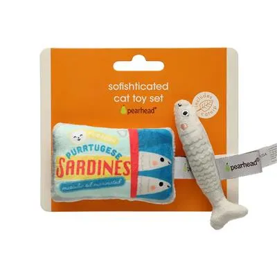 Pearhead Sardines Cat Toy Set