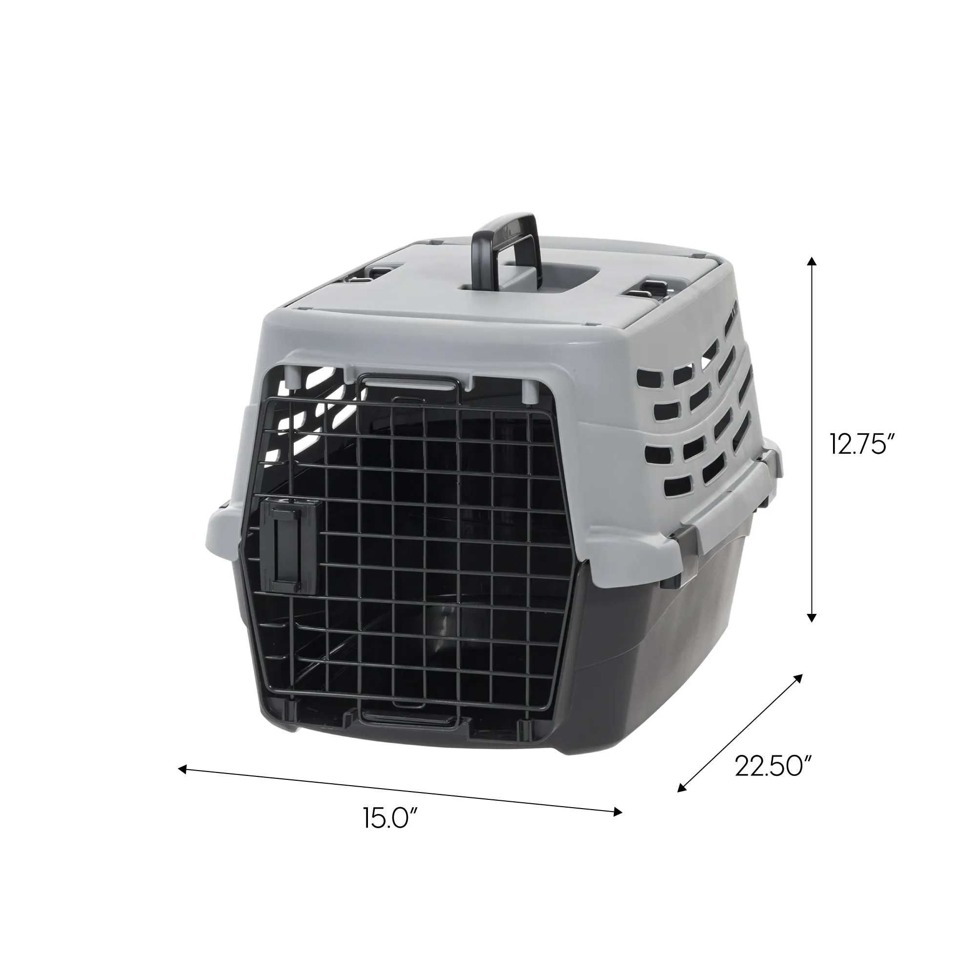 Pet Travel Carrier with Front and Top Access