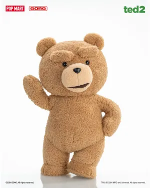 POP MART ted2 ted action plush doll