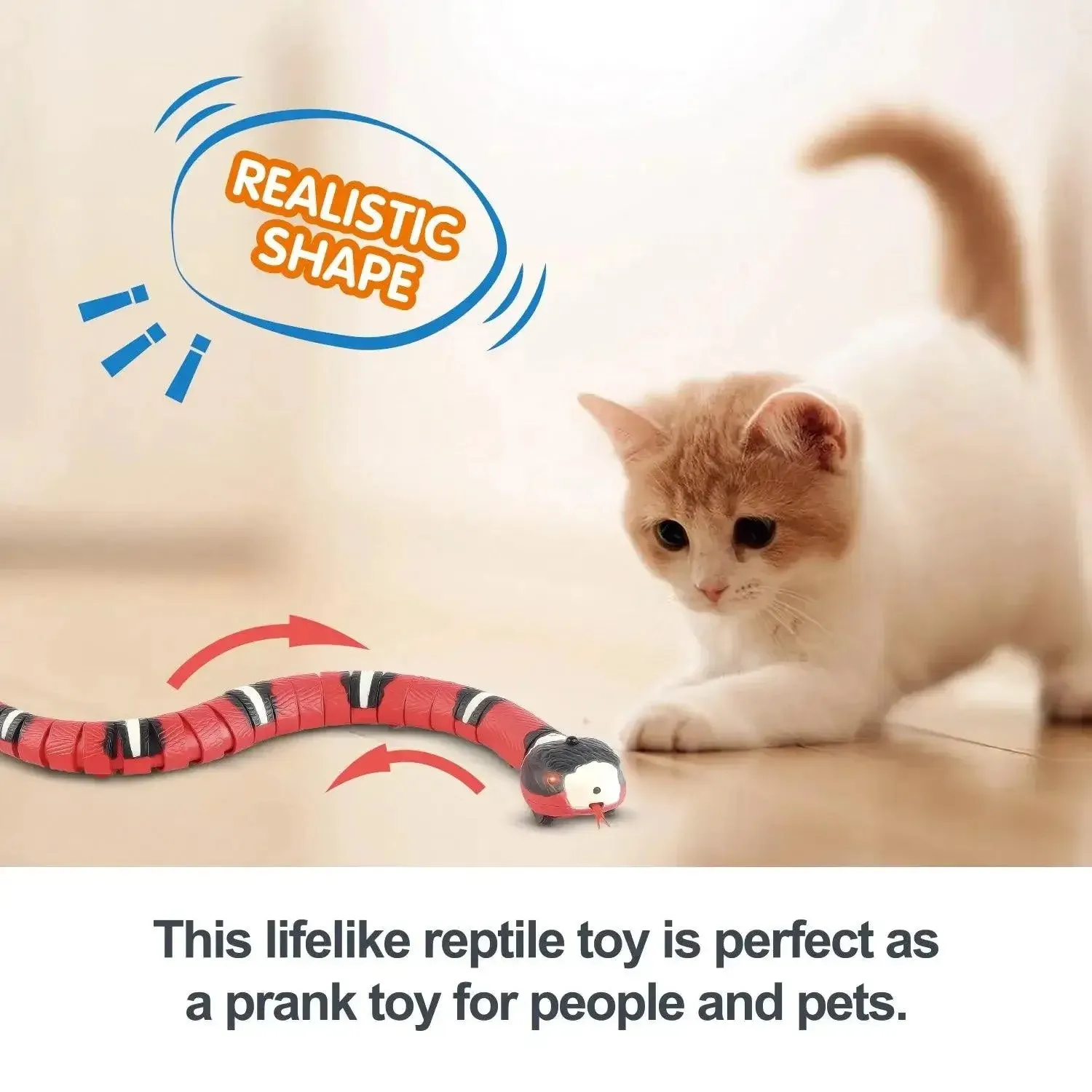 Smart Sensing Snake Toy for Pets