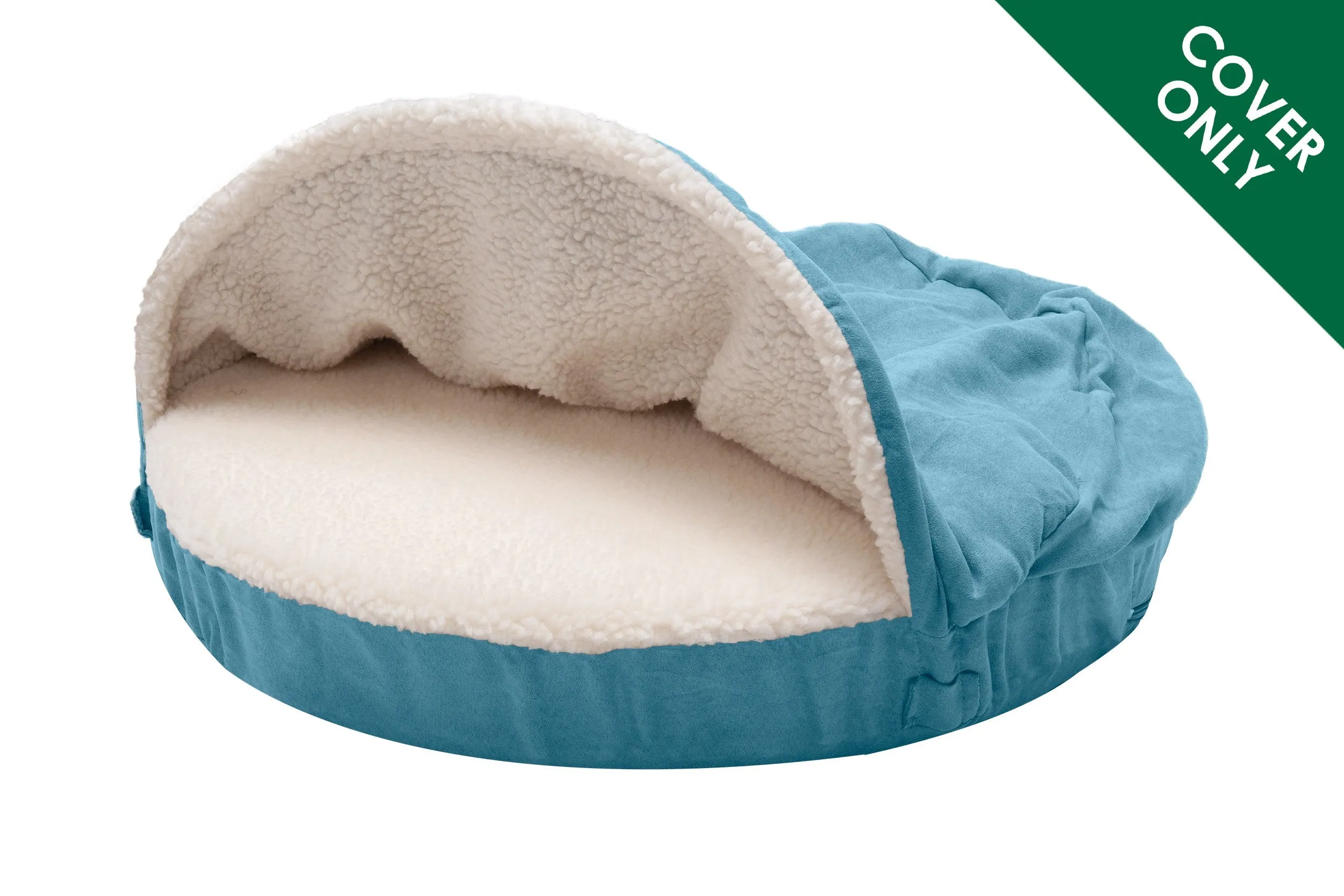 Snuggery Burrow Dog Bed - Faux Sheepskin - Cover