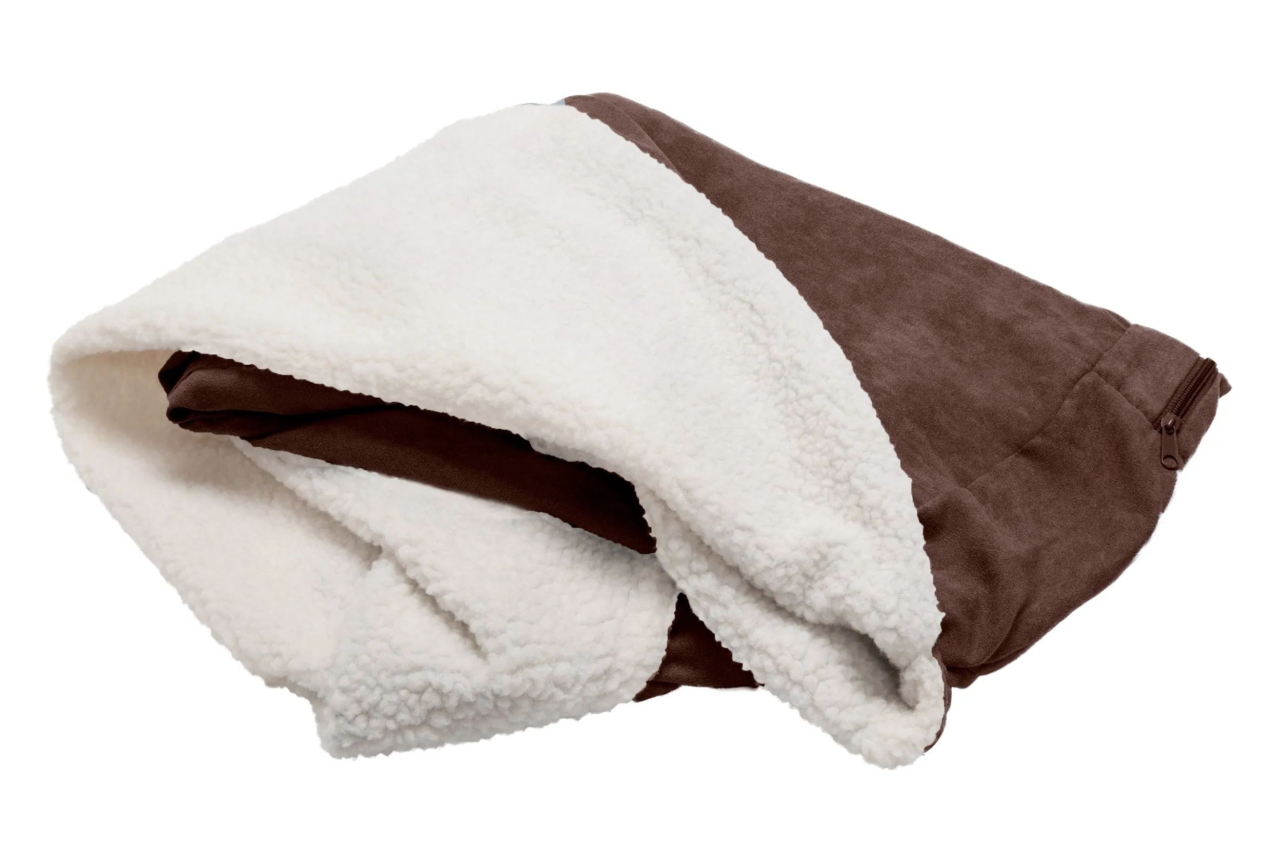 Snuggery Burrow Dog Bed - Faux Sheepskin - Cover