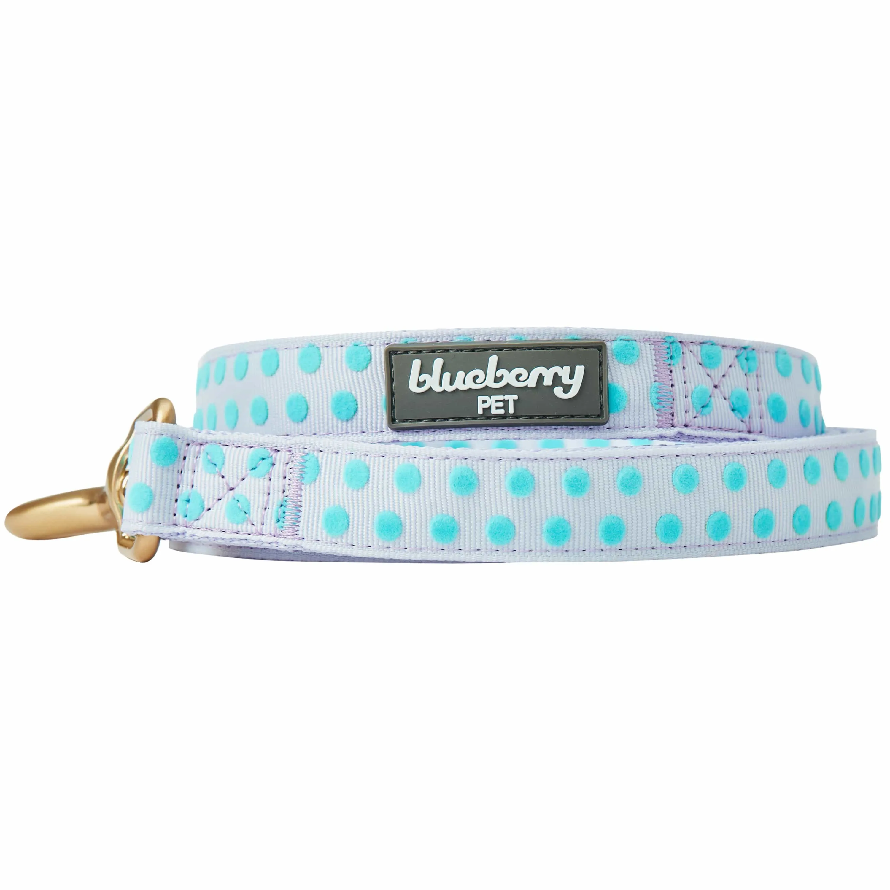 Soft Touch Dotted Velvet Dog Leash